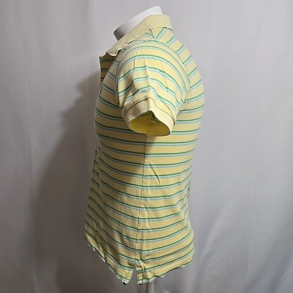 VTG Abercrombie & Fitch Muscle Polo Shirt Men Size Medium (Fits Small) Y2K Rugby - Picture 2 of 7